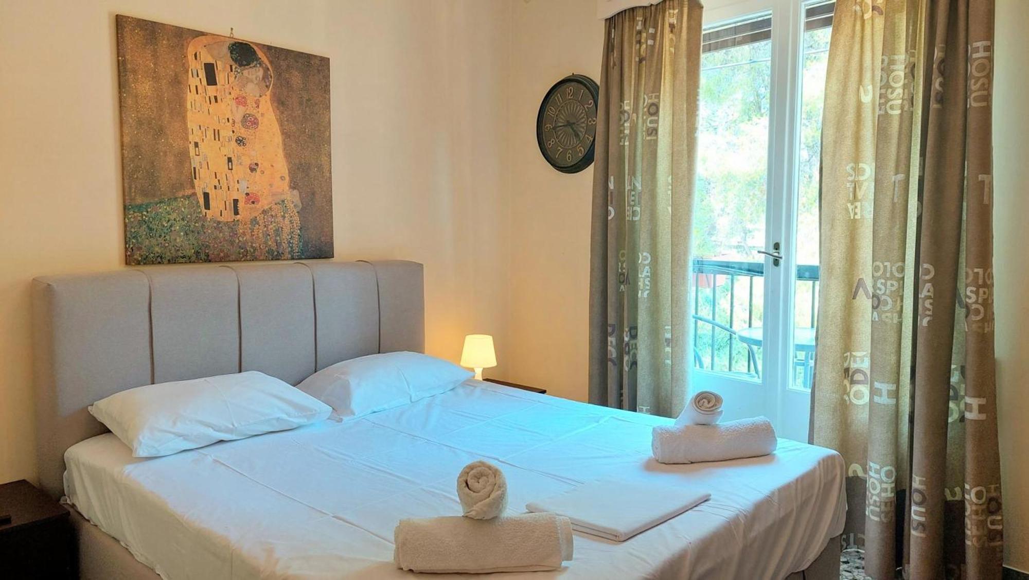 Cozy Apartment In Acropolis With Roof Garden Aten Exteriör bild