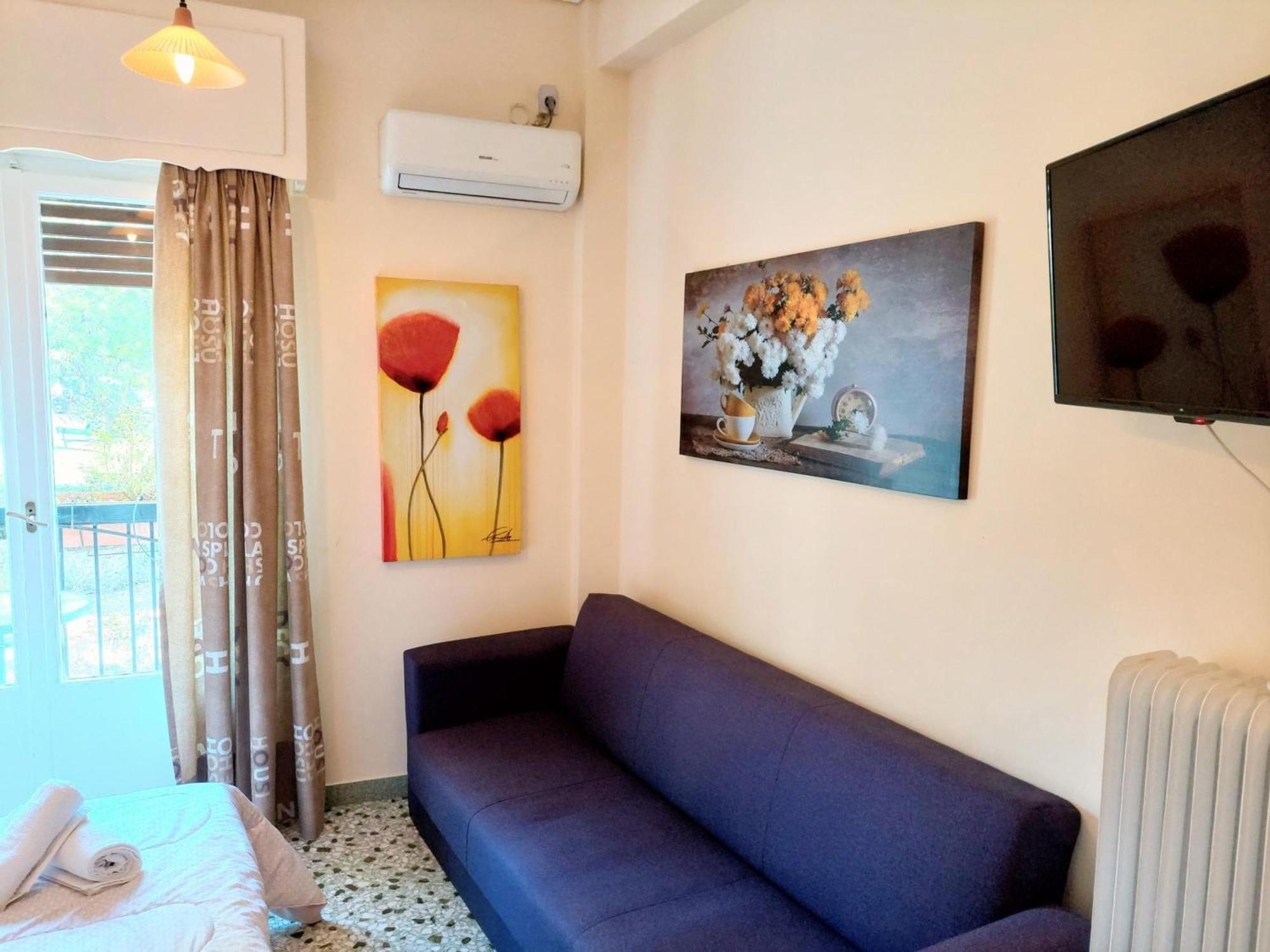 Cozy Apartment In Acropolis With Roof Garden Aten Exteriör bild