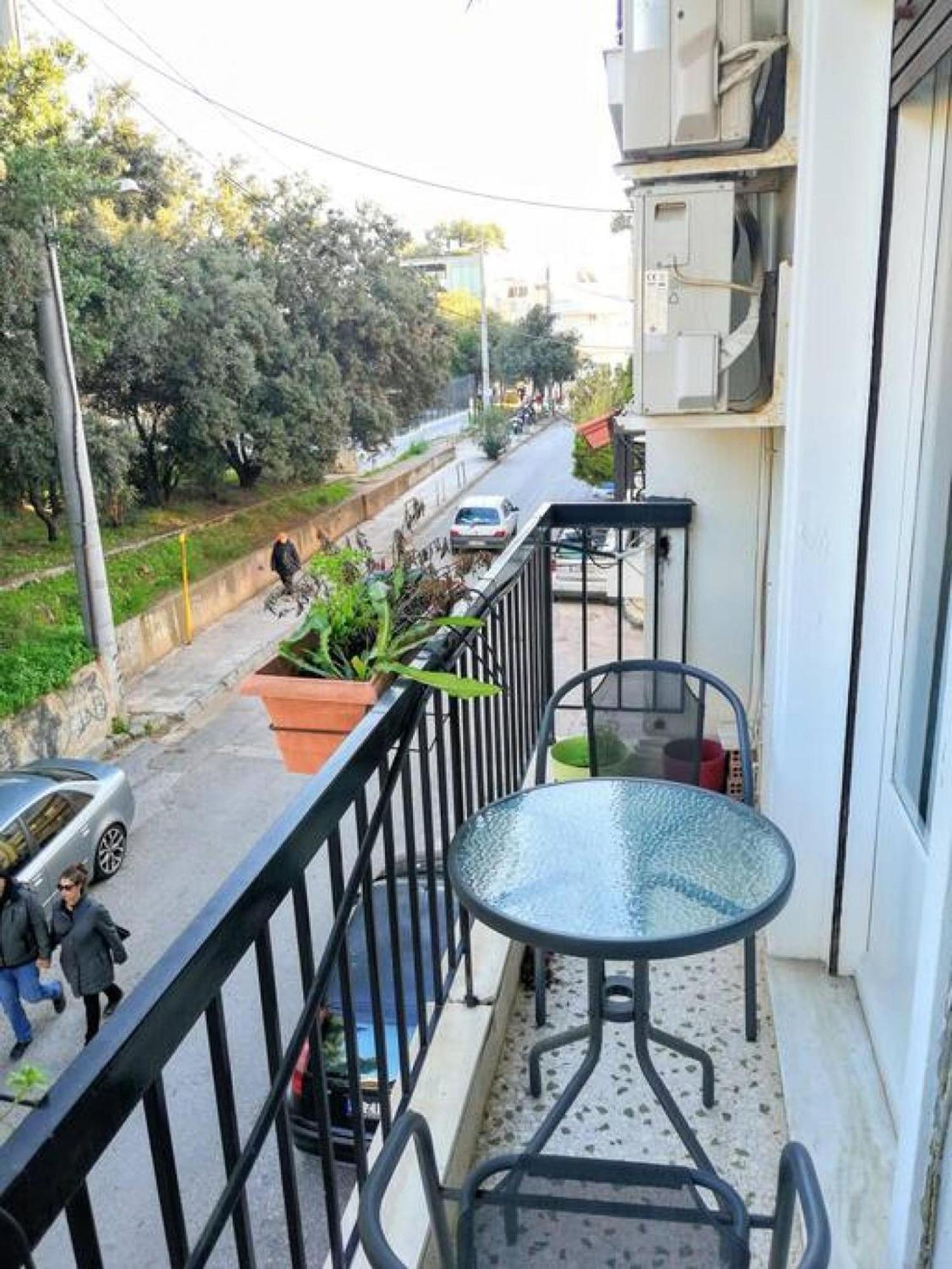 Cozy Apartment In Acropolis With Roof Garden Aten Exteriör bild